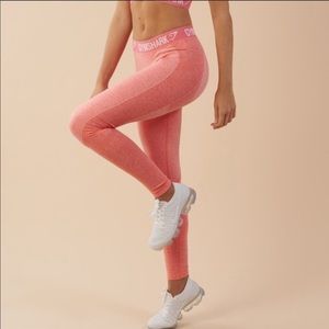 Gymshark Flex Leggings - Peach Coral
